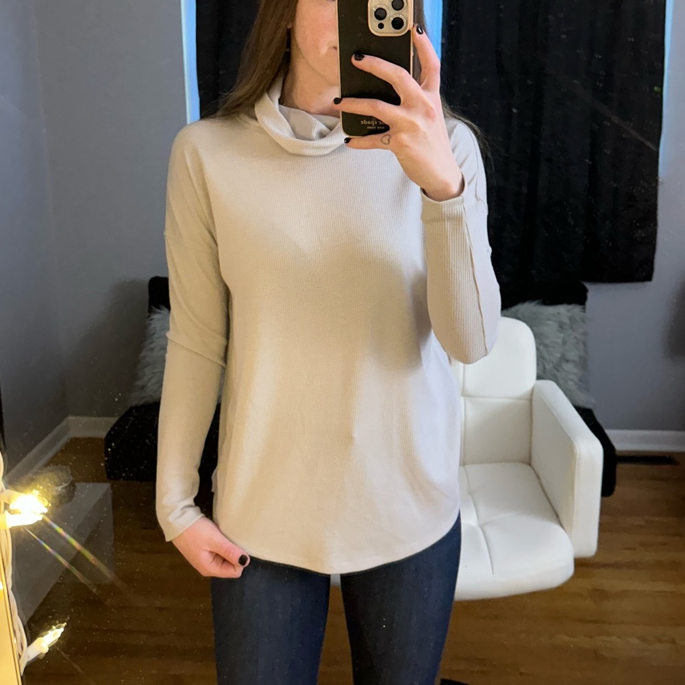 A New Day Turtle Neck waffle knit
